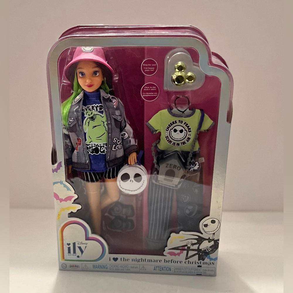 Disney ily doll I love the nightmare before Christmas new in box